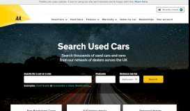 
							         AA Cars - Used cars for sale & second hand cars								  
							    