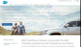 
							         AAA Carolinas Digitizes Member Experience - Salesforce.com								  
							    