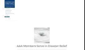 
							         AAA Members Serve in Disaster Relief | American Ambulance ...								  
							    