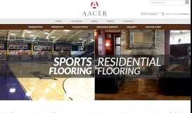 
							         Aacer Flooring – The Leader In Sports and Residential Flooring								  
							    