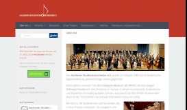 
							         Aachener Studentenorchester e.V.: ASO								  
							    