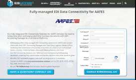 
							         AAFES Fully-managed EDI | B2BGateway								  
							    