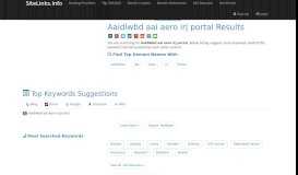 
							         Aaidlwbd aai aero irj portal Results For Websites Listing - SiteLinks.Info								  
							    