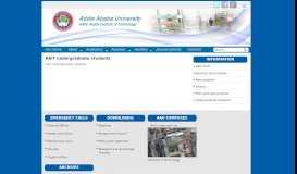 
							         AAiT undergraduate students | Addis Ababa Institute of Technology								  
							    