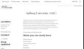 
							         Aalborg University (AAU) — Study in Denmark								  
							    