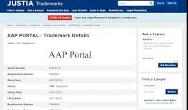 
							         AAP PORTAL Trademark of AlwaysAccessible, Inc. - Registration ...								  
							    