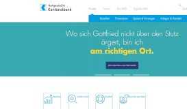 
							         Aargauische Kantonalbank: Am richtigen Ort								  
							    