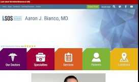 
							         Aaron Bianco | Orthopedic Doctors | Syracuse Orthopedic Specialists								  
							    