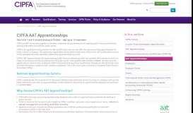 
							         AAT Apprenticeships | CIPFA								  
							    