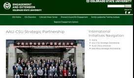 
							         AAU-CSU Strategic Partnership								  
							    