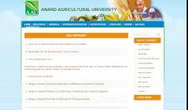 
							         AAU Intranet | Anand Agricultural University, Anand								  
							    