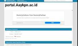 
							         Aaykpn - Portal Akademik AA-YKPN								  
							    