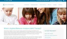 
							         ABA Therapy - Applied Behavior Analysis - Caravel Autism Health								  
							    