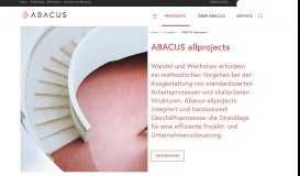 
							         ABACUS allprojects – Software zur Projektsteuerung für Ingenieure								  
							    