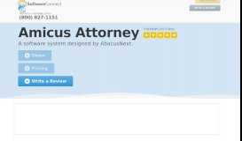 
							         AbacusNext Amicus Attorney | Legal Software | 2019 Reviews, Pricing								  
							    