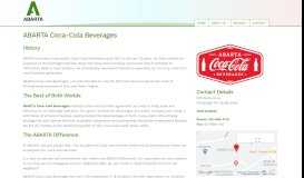
							         ABARTA Coca-Cola Beverages | ABARTA								  
							    