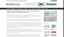 
							         ABB Launches MyBuildings Portal – a One-Stop Solution for Remote ...								  
							    