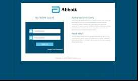 
							         Abbott Laboratories | Sign in								  
							    