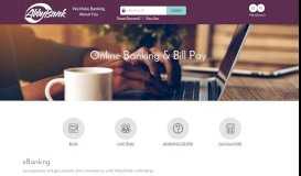
							         AbbyBank Online Banking & Bill Pay								  
							    