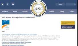 
							         ABC Labor Management Partnership - ABC Unified School District								  
							    