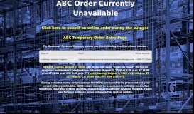 
							         ABC Order | AmerisourceBergen								  
							    