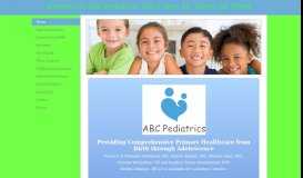 
							         ABC Pediatrics								  
							    