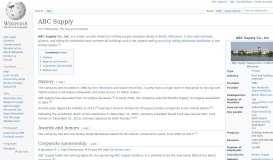 
							         ABC Supply - Wikipedia								  
							    
