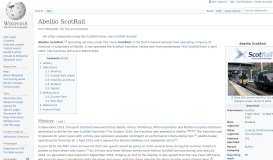 
							         Abellio ScotRail - Wikipedia								  
							    