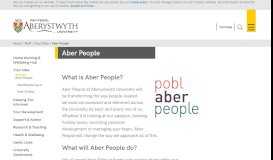 
							         Aber People:Staff - Aberystwyth University								  
							    