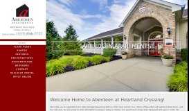 
							         Aberdeen at Heartland Crossing Apartments in Camby, IN								  
							    