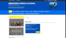 
							         Aberdeen Middle School: Home								  
							    