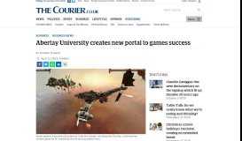 
							         Abertay University creates new portal to games success - The Courier								  
							    
