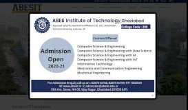 
							         ABESIT College Of Engineering | Best Engineering Institute in NCR								  
							    