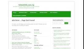 
							         Abia State University, ABSU Students Portal - portal ... - Schoolinfo								  
							    