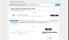 
							         able.ashleyfurniture.com at WI. Ashley Blended Learning ...								  
							    