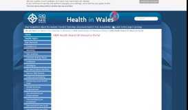 
							         ABM Health Board GP Resource Portal - Health in Wales								  
							    