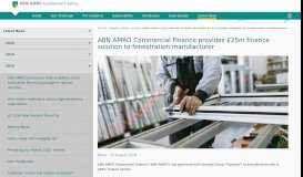 
							         ABN AMRO Commercial Finance has partnered with Synseal Group								  
							    