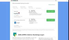 
							         ABN AMRO Online Banking Login - CC Bank								  
							    