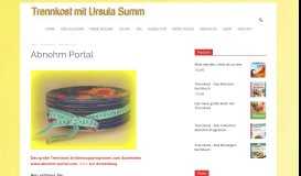 
							         Abnehm Portal - Trennkost mit Ursula Summ - erfolgreich Abnehmen								  
							    