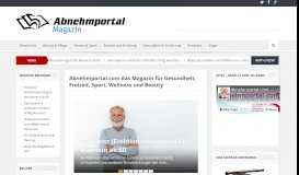 
							         Abnehmportal.com das Magazin für Gesundheit, Freizeit, Sport ...								  
							    