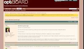 
							         ABO-NCLE portal login - OptiBoard Discussion Forums								  
							    