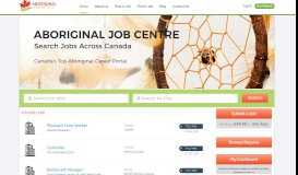 
							         Aboriginal Careers - Job Bank Canada Aboriginal Careers ...								  
							    