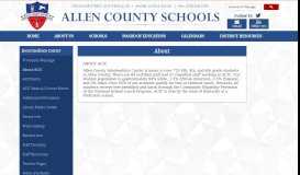 
							         About ACIC - Allen County Schools								  
							    