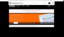 
							         About ActivePDF Portal - ComponentSource								  
							    