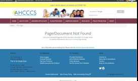 
							         About AHCCCS Online Provider Website								  
							    