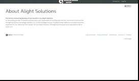 
							         About Alight Solutions - Ally - Contact Us								  
							    