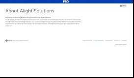 
							         About Alight Solutions- P&G								  
							    