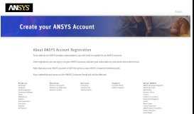 
							         About - ANSYS Account								  
							    