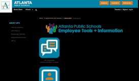 
							         About APS / Employee Access - Atlanta Public Schools								  
							    