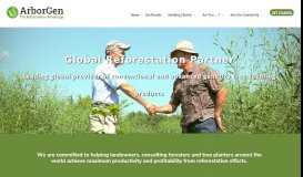 
							         About ArborGen | Global Supplier of Tree Seedlings Pine Hardwoods								  
							    